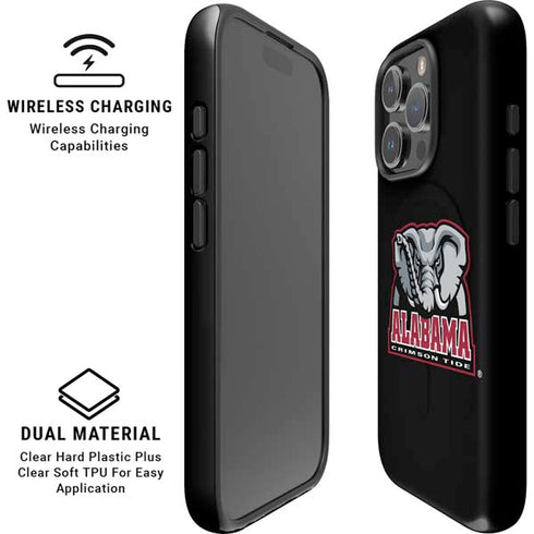 University of Alabama Primary Logo iPhone 16 Pro Magsafe Impact Case